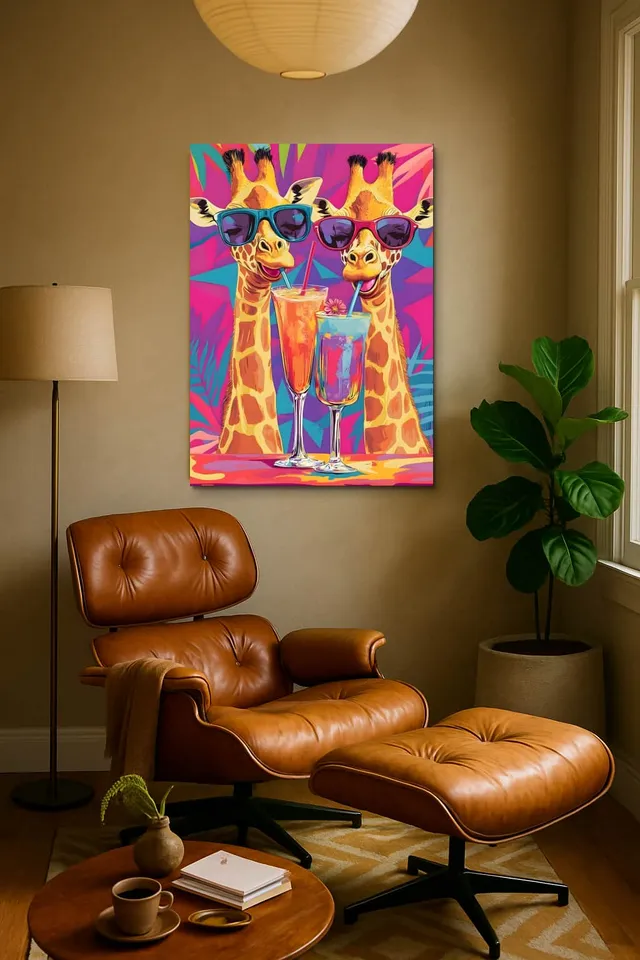 Living Room Calisma Midcentury Eames Corner