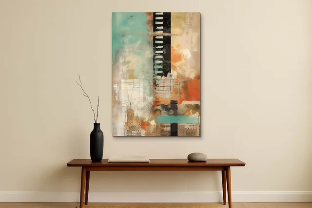 Living Modern Slim Walnut Console Only Ls