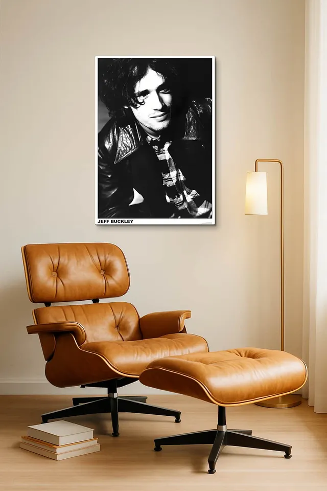 Living Room Okuma Caramel Eames Lounge