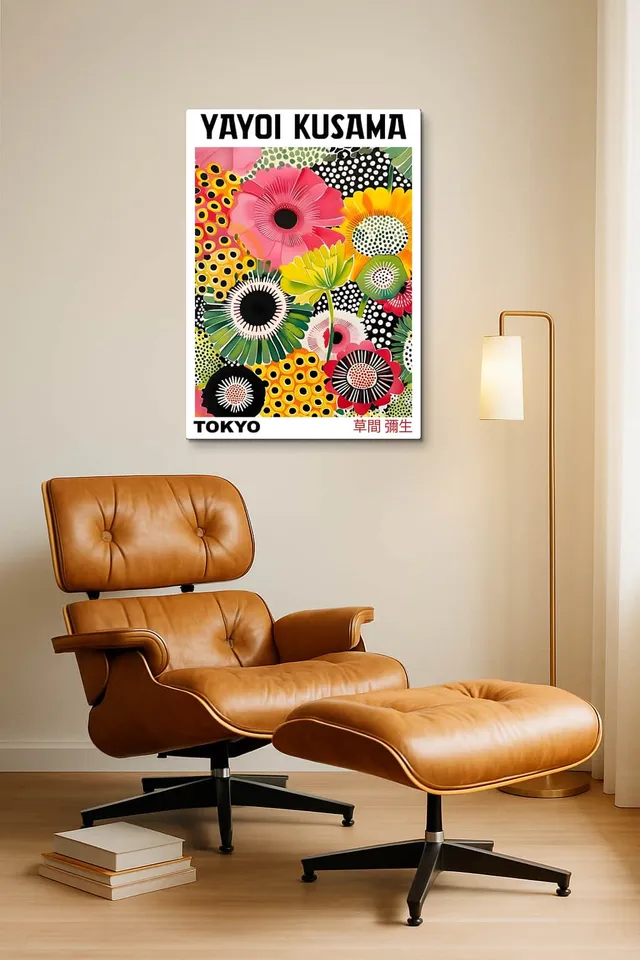 Living Room Okuma Caramel Eames Lounge