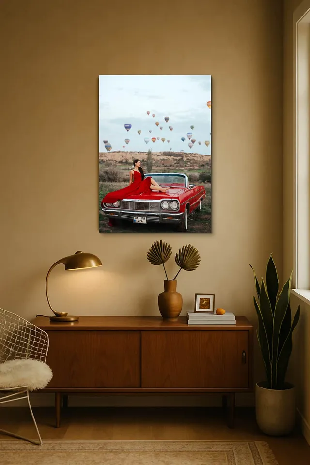 Living Room Midcentury Walnut Credenza