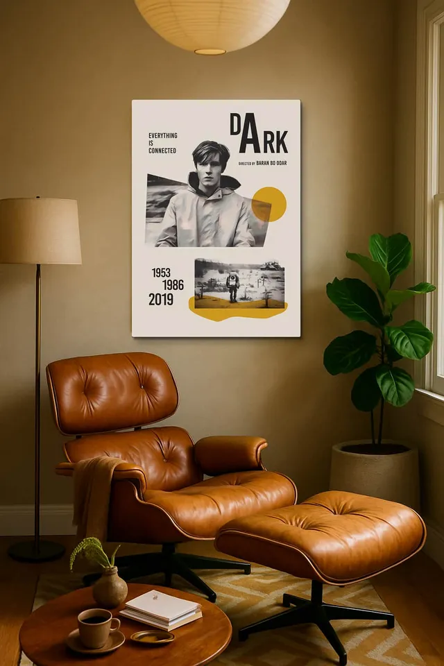 Living Room Calisma Midcentury Eames Corner