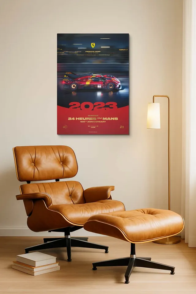 Living Room Okuma Caramel Eames Lounge
