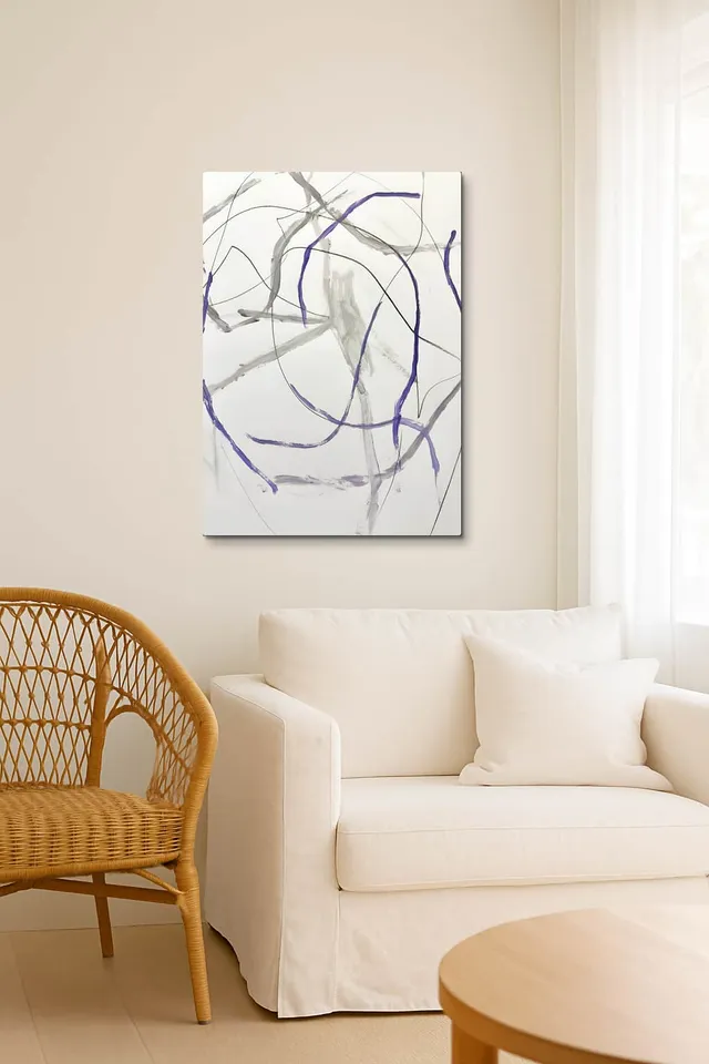 Living Room Salon Coastal Rattan Airy