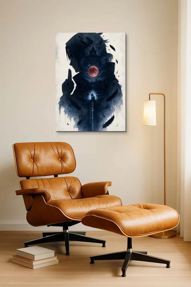 Living Room Okuma Caramel Eames Lounge