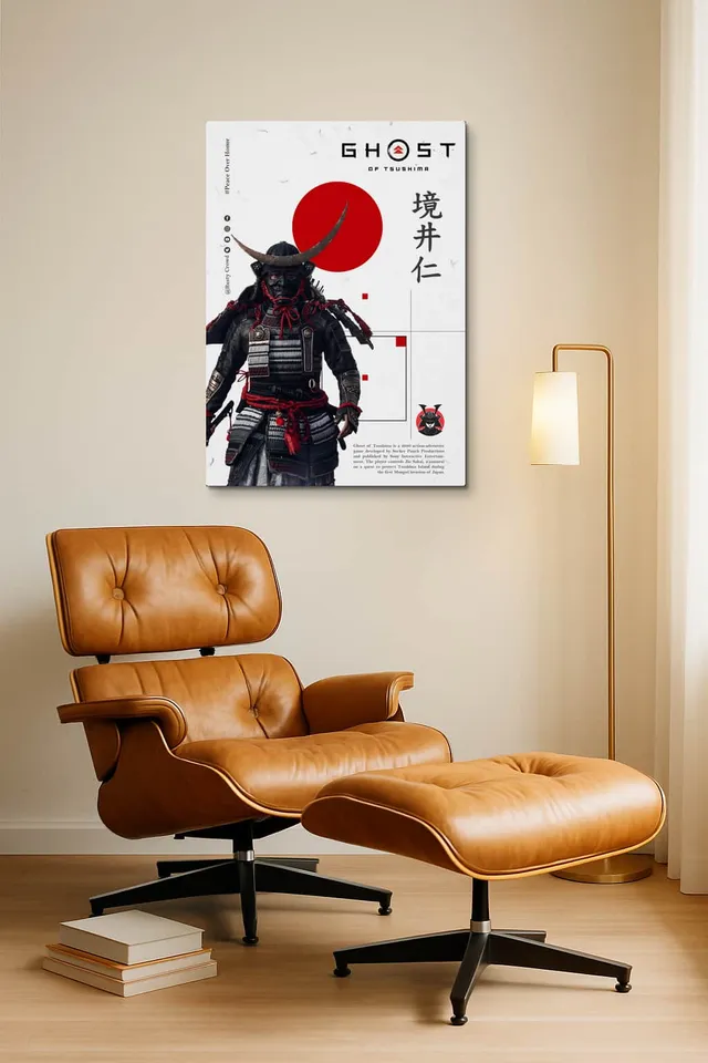 Living Room Okuma Caramel Eames Lounge