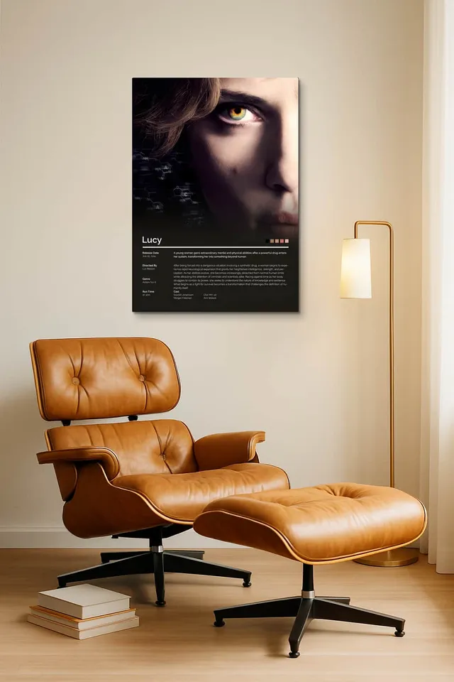 Living Room Okuma Caramel Eames Lounge