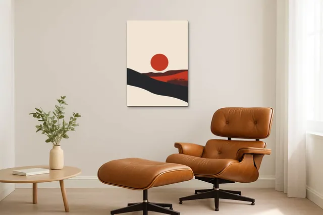 Living Modern Caramel Eames Solo Ls