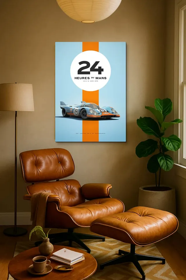 Living Room Calisma Midcentury Eames Corner