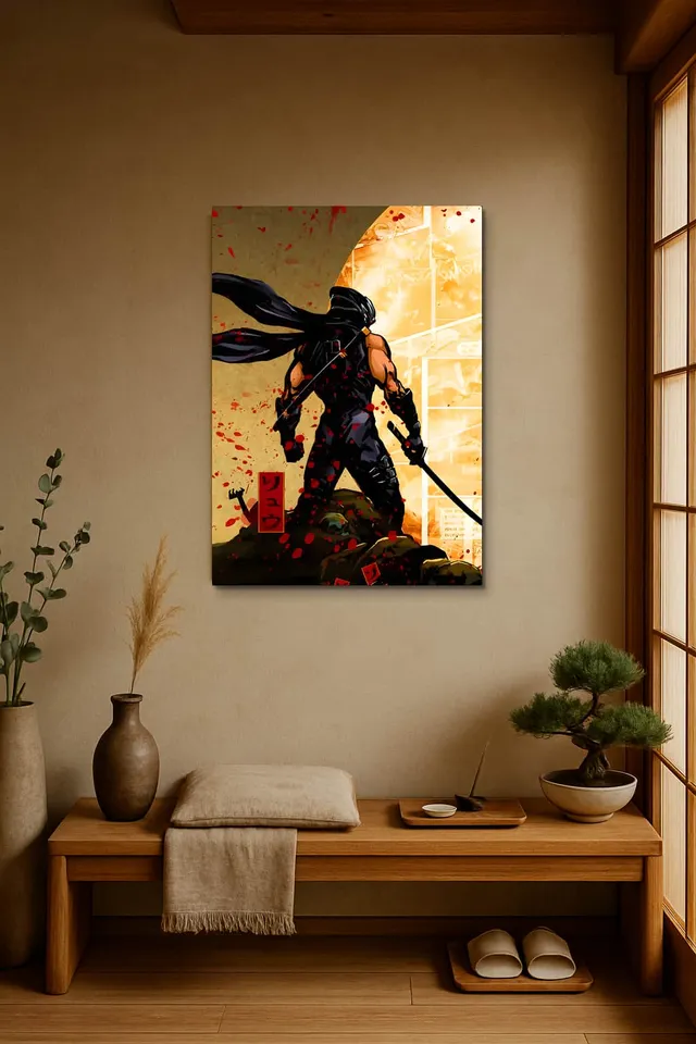 Living Room Japandi Shoji Screen