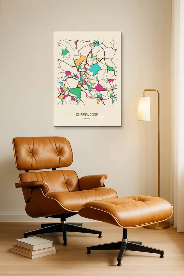 Living Room Okuma Caramel Eames Lounge