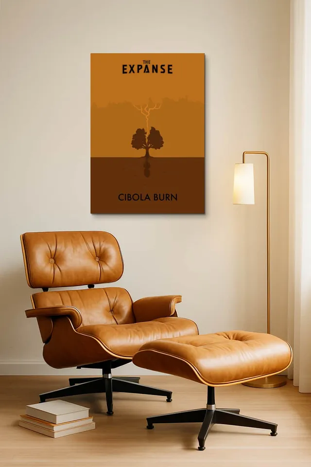 Living Room Okuma Caramel Eames Lounge