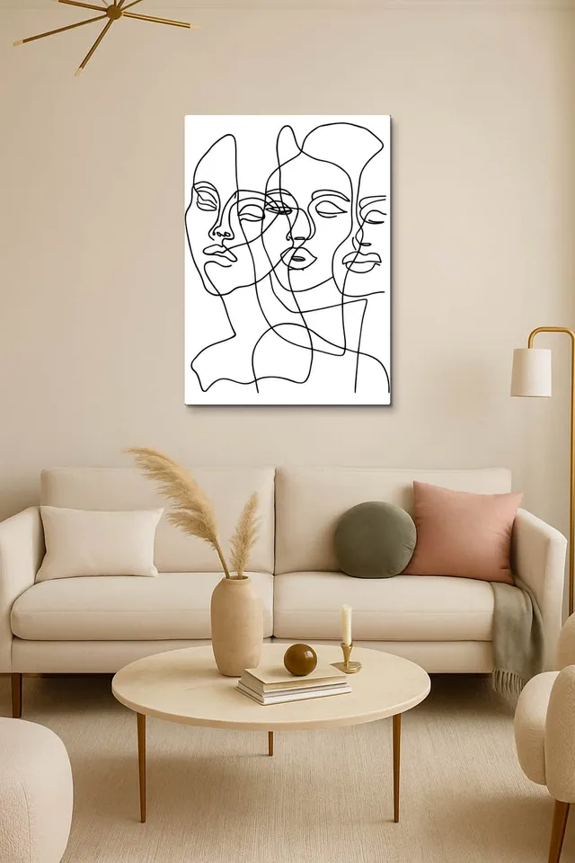 Living Room Salon Decor Cream Armchair Pair