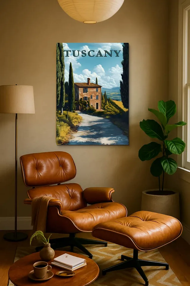 Living Room Calisma Midcentury Eames Corner