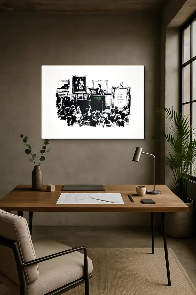 Brutalist Architect Desk
