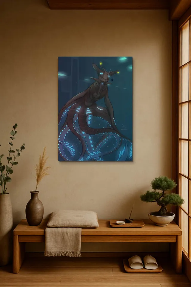 Living Room Japandi Shoji Screen