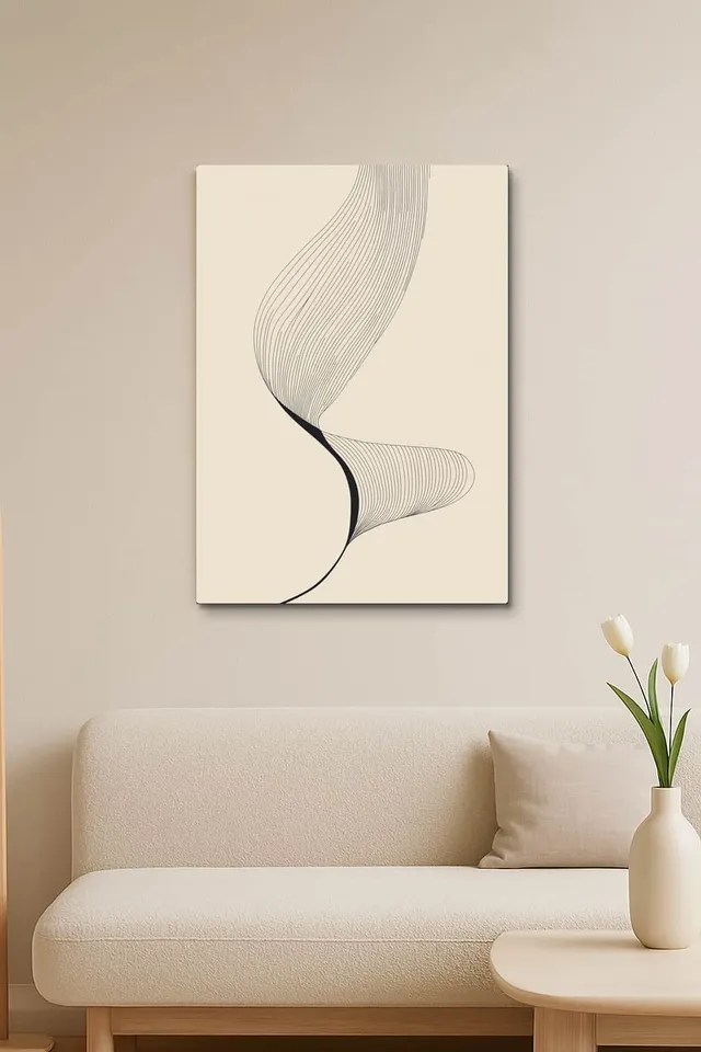 Living Room Salon Nordic Pure White