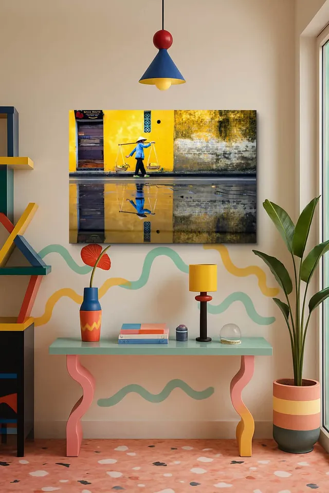 Living Room Memphis Terrazzo
