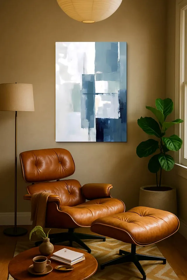 Living Room Calisma Midcentury Eames Corner
