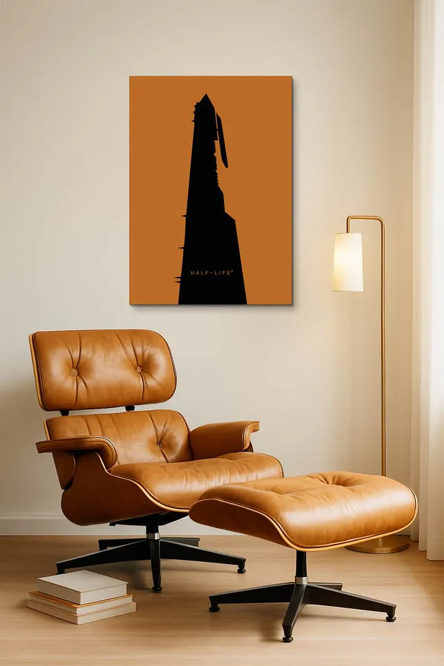 Living Room Okuma Caramel Eames Lounge