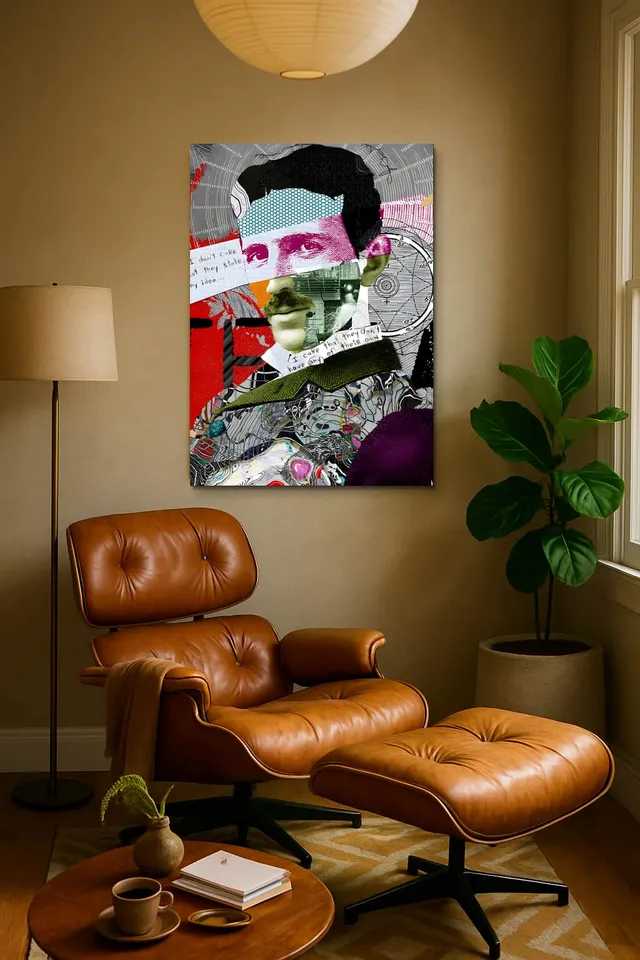Living Room Calisma Midcentury Eames Corner