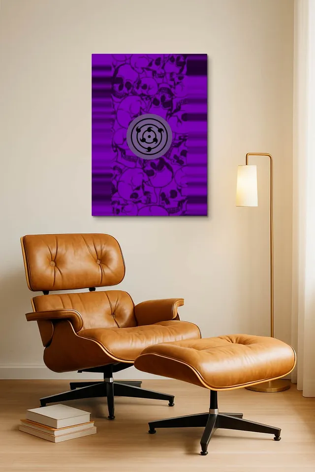 Living Room Okuma Caramel Eames Lounge