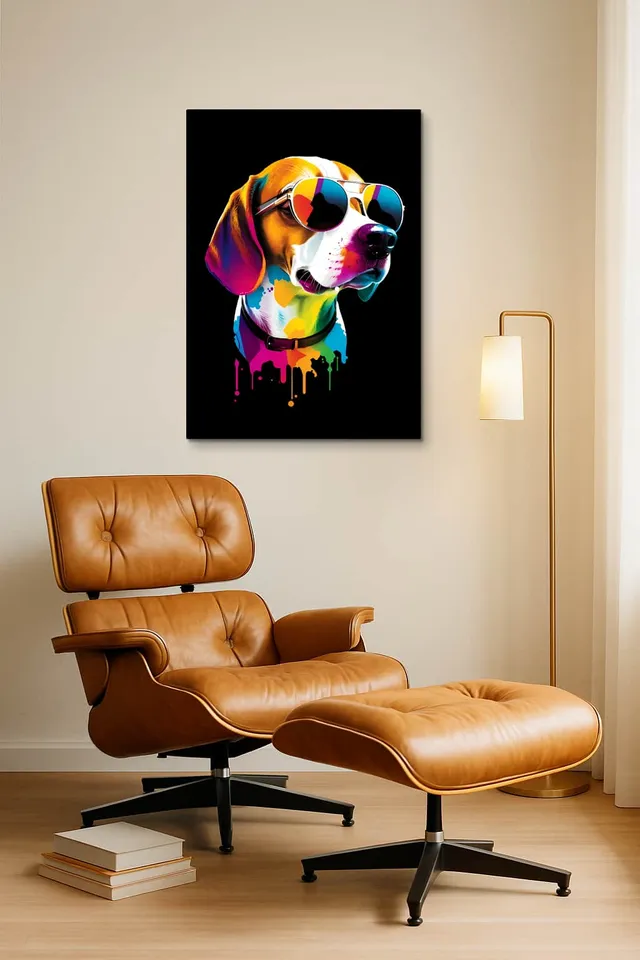 Living Room Okuma Caramel Eames Lounge