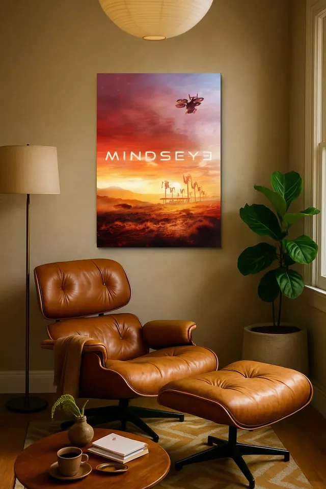 Living Room Calisma Midcentury Eames Corner