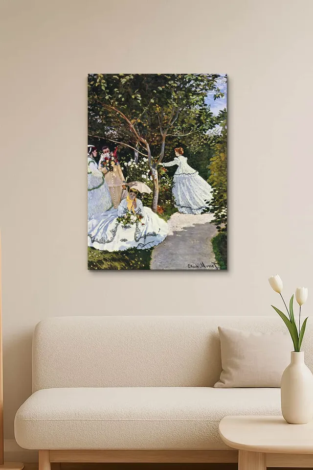 Living Room Salon Nordic Pure White