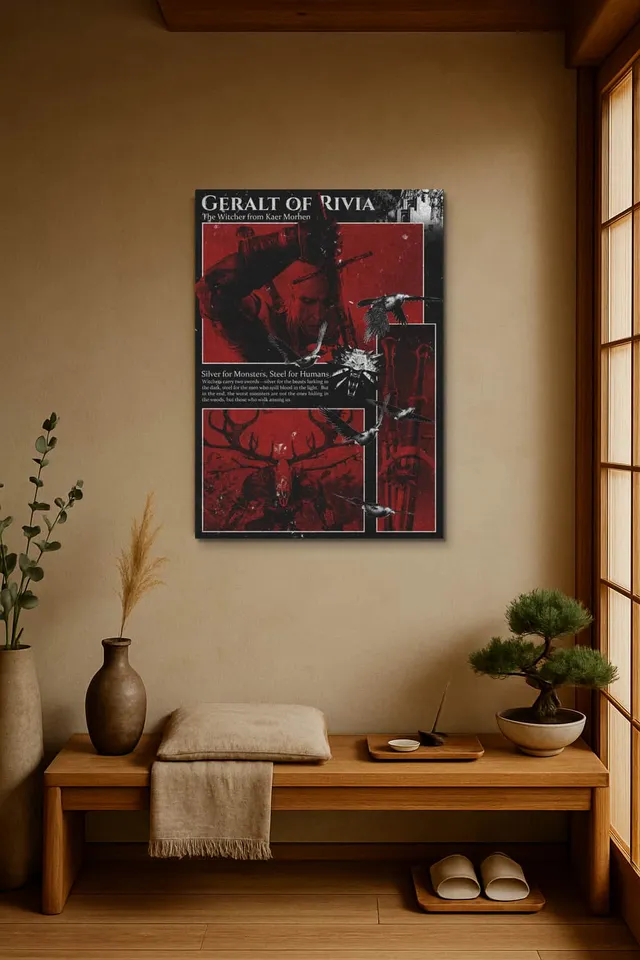 Living Room Japandi Shoji Screen