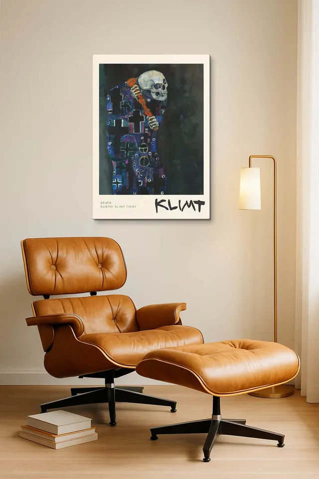 Living Room Okuma Caramel Eames Lounge
