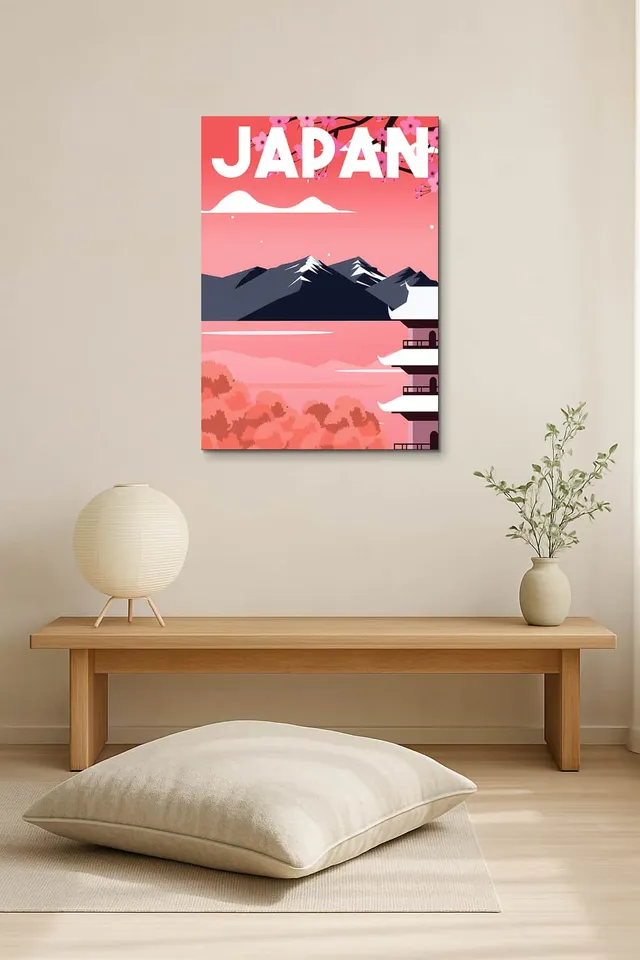 Living Room Salon Japandi Bright Corner