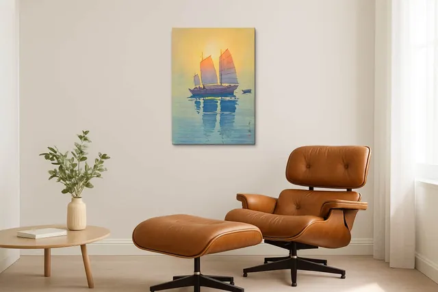 Living Modern Caramel Eames Solo Ls