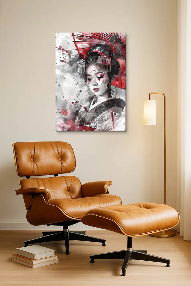 Living Room Okuma Caramel Eames Lounge