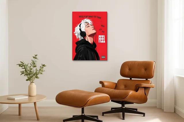 Living Modern Caramel Eames Solo Ls