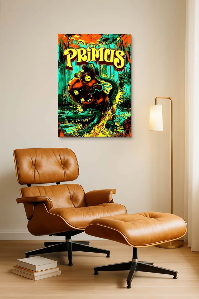 Living Room Okuma Caramel Eames Lounge