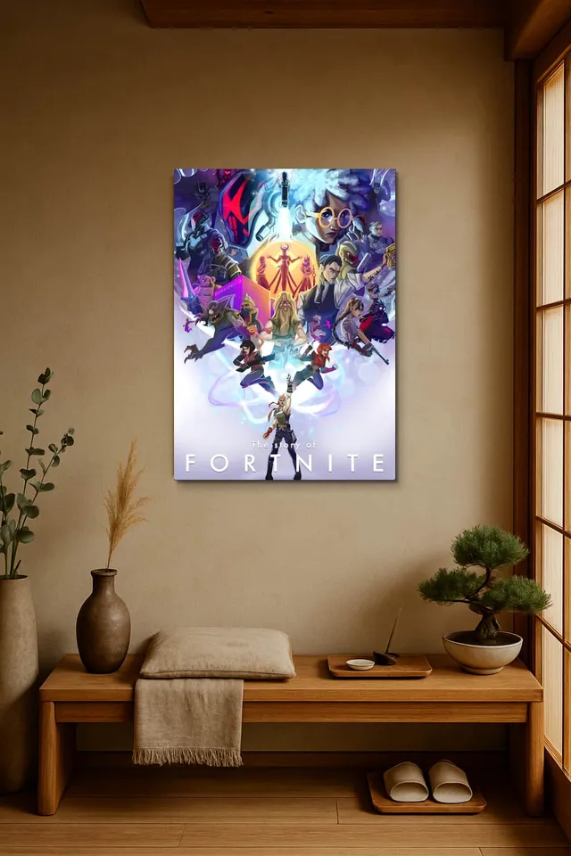 Living Room Japandi Shoji Screen