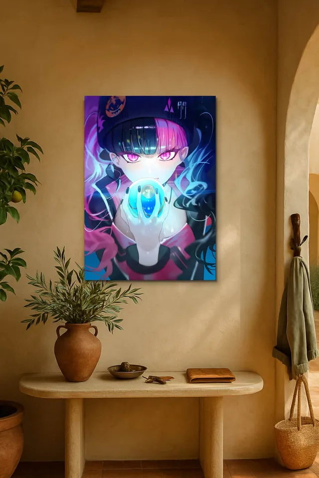 Living Room Entrance Mediterranean Arch