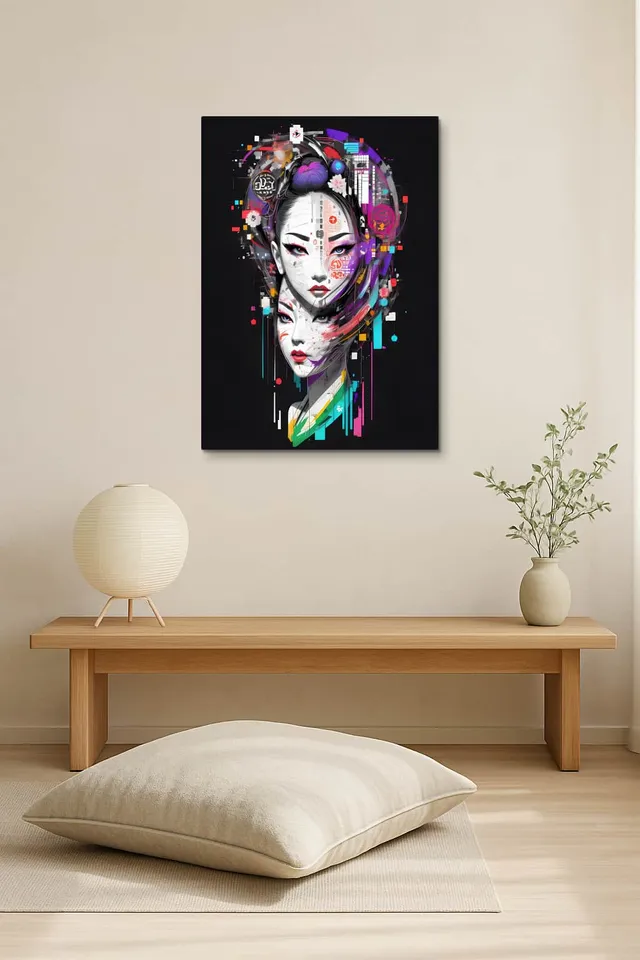 Living Room Salon Japandi Bright Corner