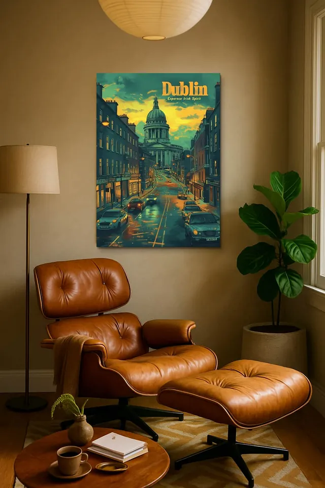 Living Room Calisma Midcentury Eames Corner