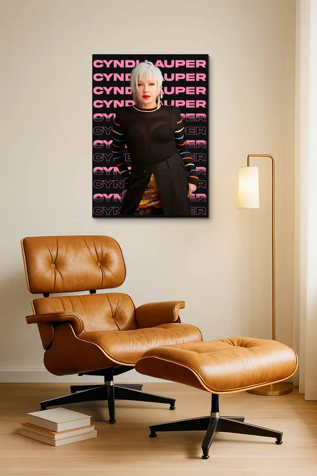 Living Room Okuma Caramel Eames Lounge
