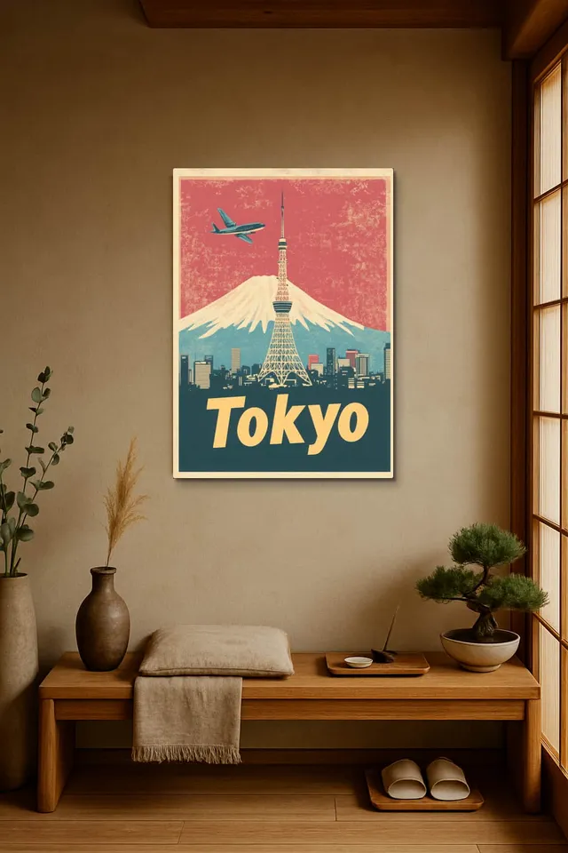 Living Room Japandi Shoji Screen