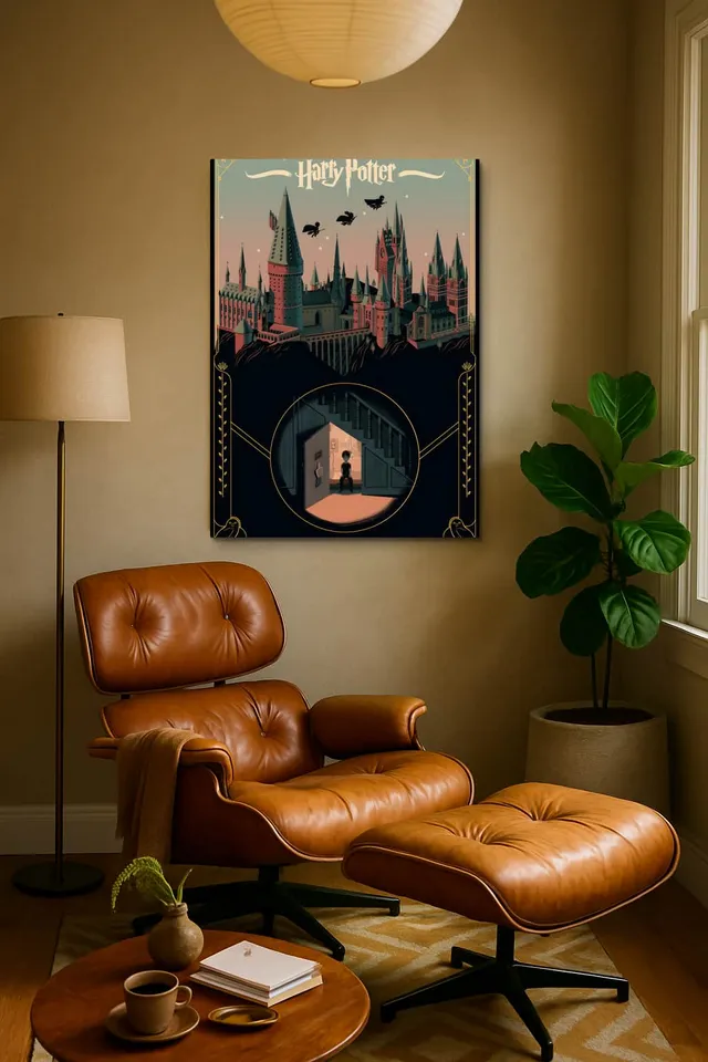 Living Room Calisma Midcentury Eames Corner