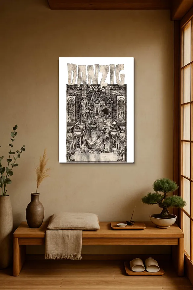 Living Room Japandi Shoji Screen