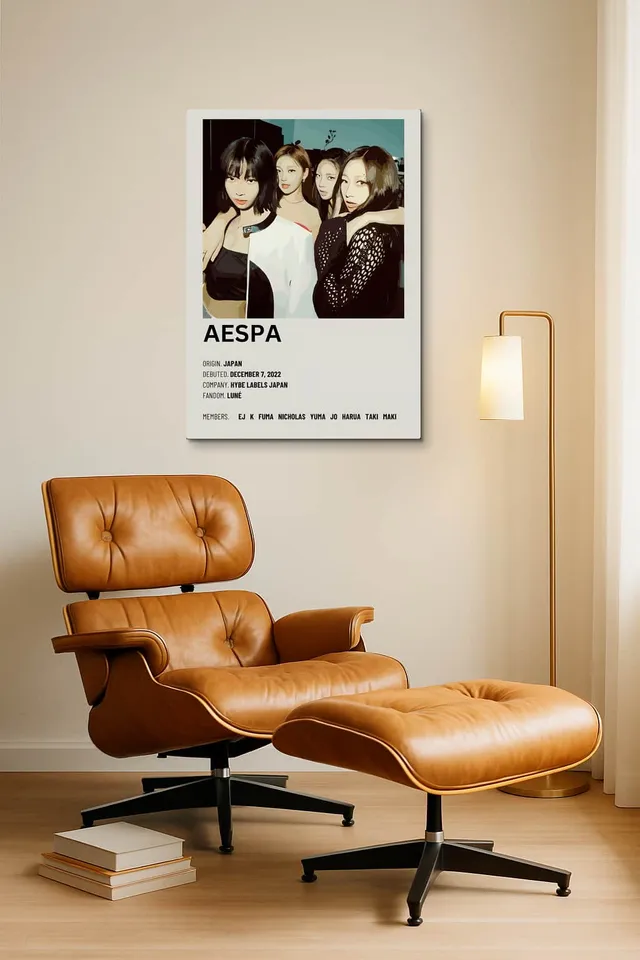 Living Room Okuma Caramel Eames Lounge