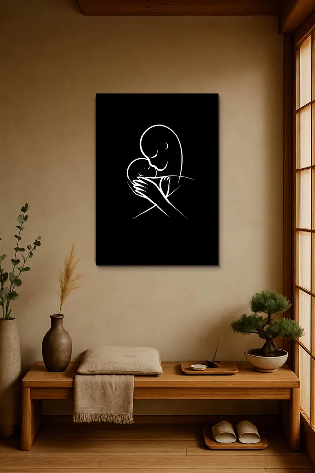 Living Room Japandi Shoji Screen