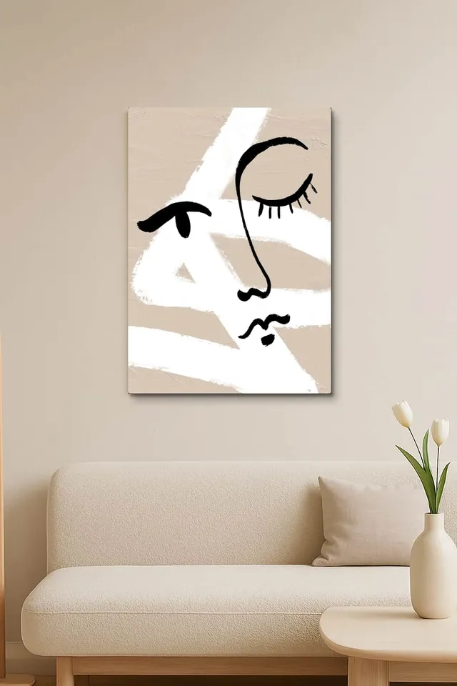 Living Room Salon Nordic Pure White