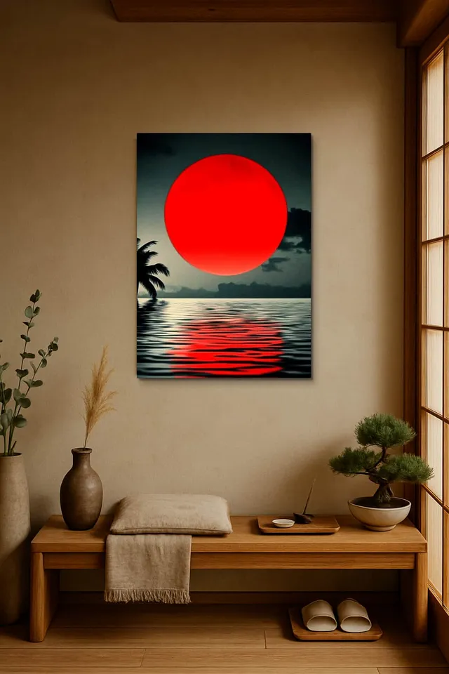 Living Room Japandi Shoji Screen