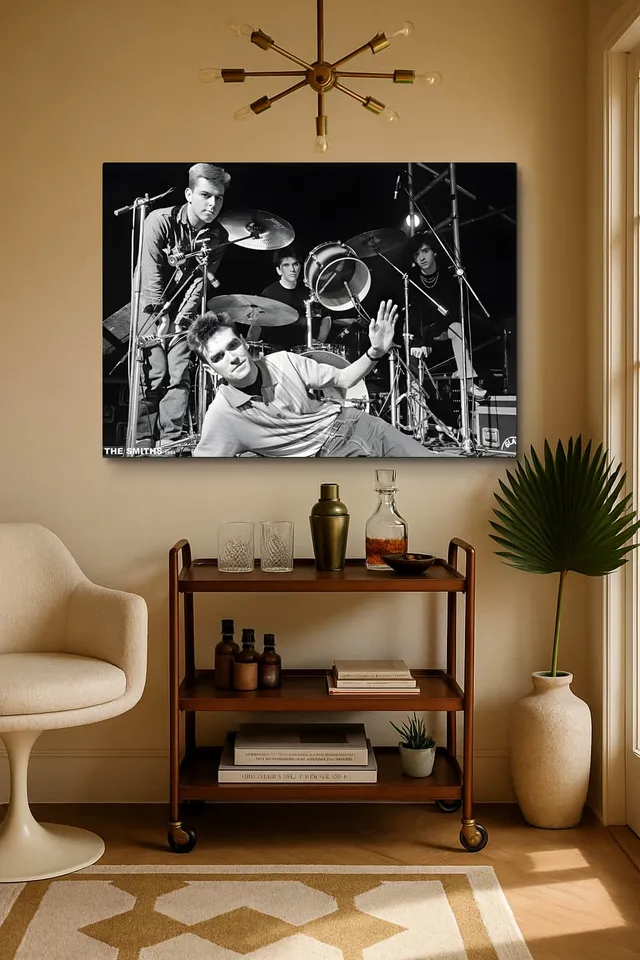 Living Room Midcentury Bar Cart