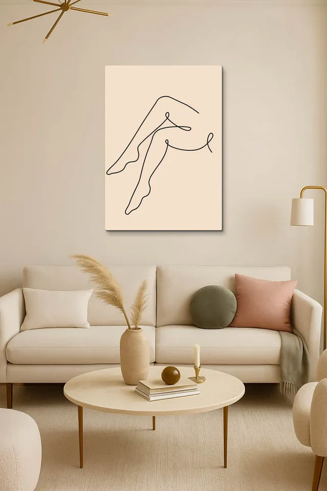 Living Room Salon Decor Cream Armchair Pair